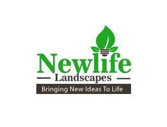 Newlife Landscapes logo design by Webphixo