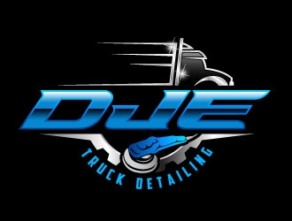 DJE Truck Detailing logo design by daywalker