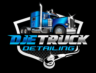 DJE Truck Detailing logo design by THOR_