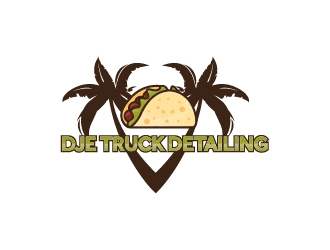 DJE Truck Detailing logo design by BaneVujkov