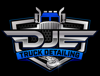 DJE Truck Detailing logo design by jaize