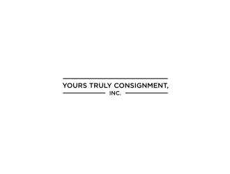 Yours Truly Consignment, Inc. logo design by LOVECTOR