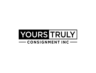 Yours Truly Consignment, Inc. logo design by akhi