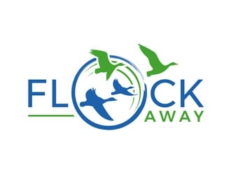 Flock Away  logo design by DreamLogoDesign
