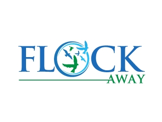 Flock Away  logo design by nexgen