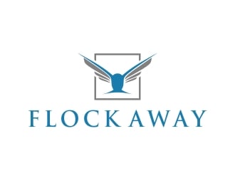 Flock Away  logo design by mckris