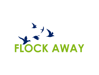 Flock Away  logo design by Kruger