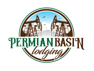 Permian Basin Lodging logo design by DreamLogoDesign