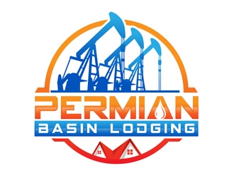 Permian Basin Lodging logo design by DreamLogoDesign