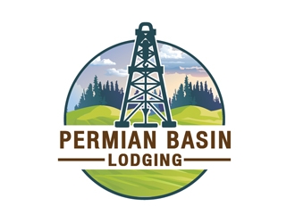 Permian Basin Lodging logo design by Roma