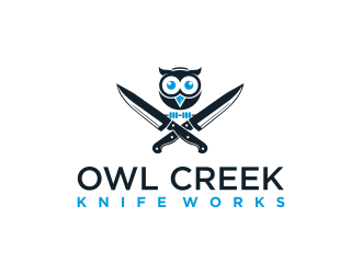 Owl Creek Knife Works logo design by ammad