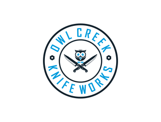 Owl Creek Knife Works logo design by ammad