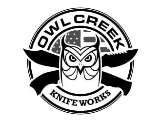 Owl Creek Knife Works logo design by daywalker