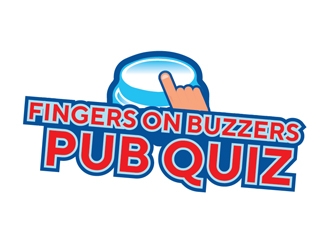 Fingers On Buzzers Pub Quiz logo design by Roma