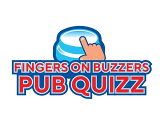 Fingers On Buzzers Pub Quiz logo design by Roma