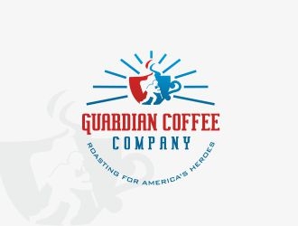 Guardian Coffee Company logo design by designpxl