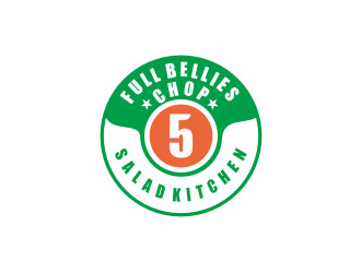 CHOP5 Salad Kitchen logo design by BintangDesign