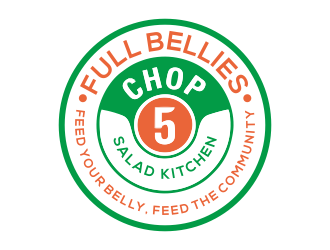 CHOP5 Salad Kitchen logo design by kopipanas