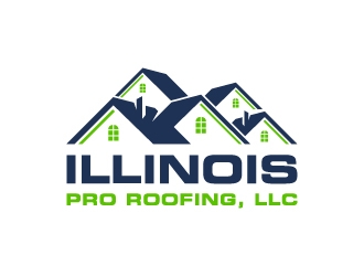 Illinois Pro Roofing, LLC logo design by Janee