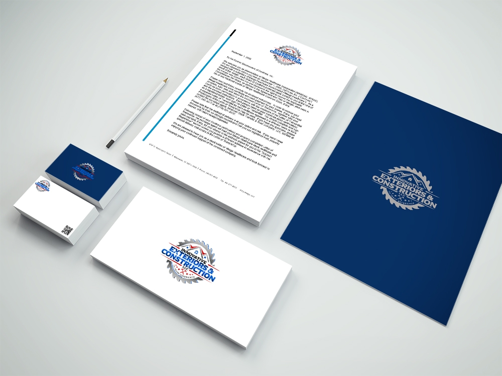 Innovative Exteriors & Construction LLC logo design by rahimtampubolon