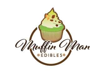 Muffin Man Edibles  logo design by ElonStark