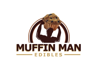 Muffin Man Edibles  logo design by Roma