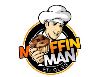 Muffin Man Edibles  logo design by veron