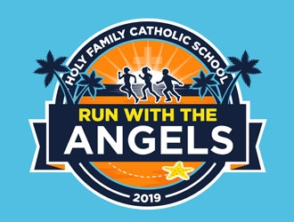 Run with the Angels logo design by CreativeMania
