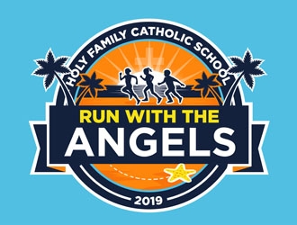 Run with the Angels logo design by CreativeMania