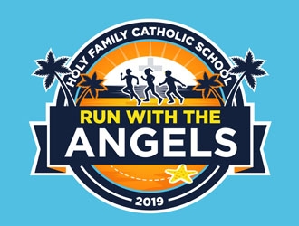 Run with the Angels logo design by CreativeMania