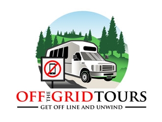 Off the Grid Tours logo design by CreativeMania