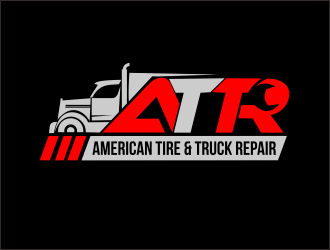 American Tire & Truck Repair logo design by bosbejo