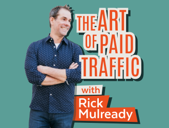 The Art of Paid Traffic with Rick Mulready logo design by Dakon