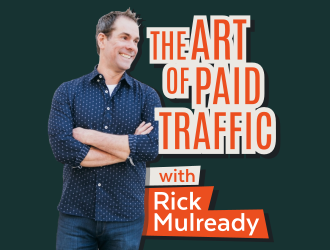 The Art of Paid Traffic with Rick Mulready logo design by Dakon