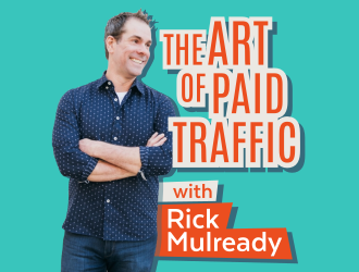 The Art of Paid Traffic with Rick Mulready logo design by Dakon