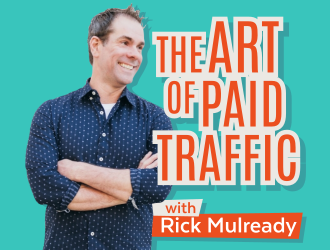 The Art of Paid Traffic with Rick Mulready logo design by Dakon