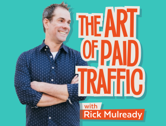 The Art of Paid Traffic with Rick Mulready logo design by Dakon