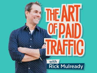 The Art of Paid Traffic with Rick Mulready logo design by Dakon