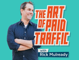 The Art of Paid Traffic with Rick Mulready logo design by Dakon