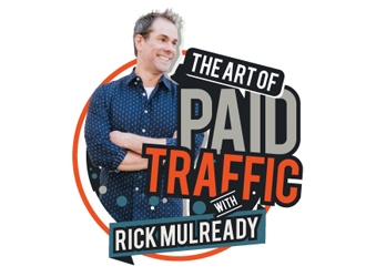 The Art of Paid Traffic with Rick Mulready logo design by gogo