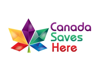 Canada Saves Here logo design by gogo