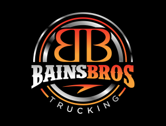 BAINS BROTHERS TRUCKING / BAINS BROS TRUCKING logo design by semar