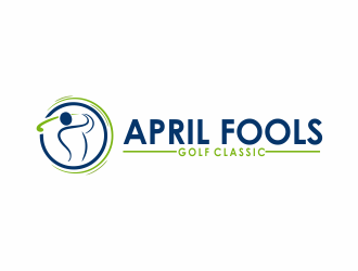 April Fools Golf Classic logo design by giphone