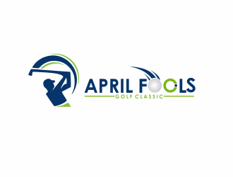 April Fools Golf Classic logo design by giphone