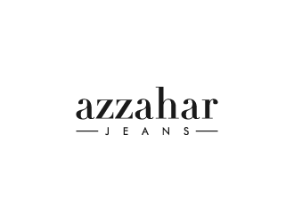 azzahar jeans logo design by pencilhand
