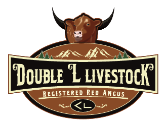 Double L Livestock logo design by ShadowL