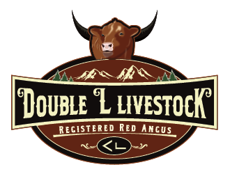 Double L Livestock logo design by ShadowL