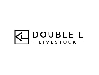 Double L Livestock logo design by graphica
