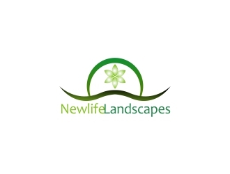 Newlife Landscapes logo design by nort