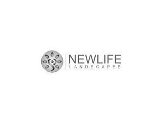 Newlife Landscapes logo design by nort